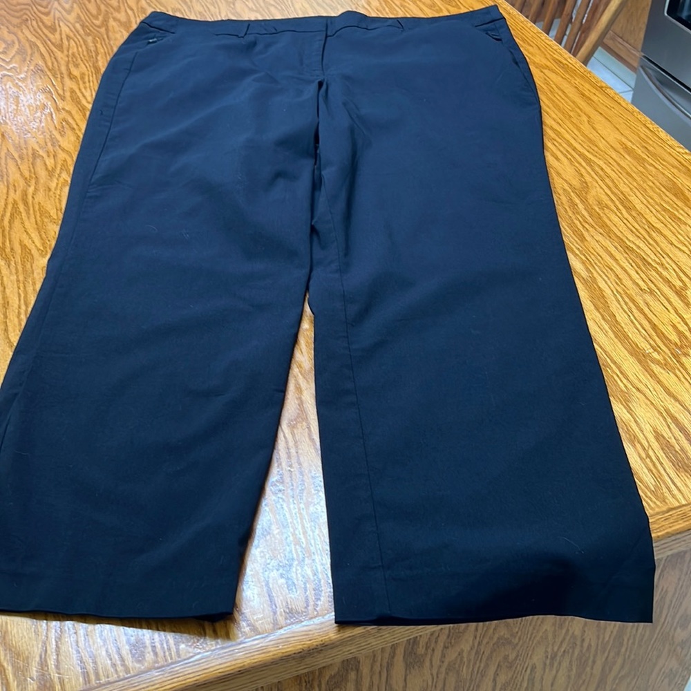 Lane Bryant black dress pants size 28